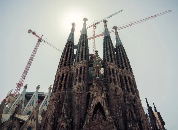 Barcelona. Katalonien, Spanien. Vintage retro stil — Stockfoto