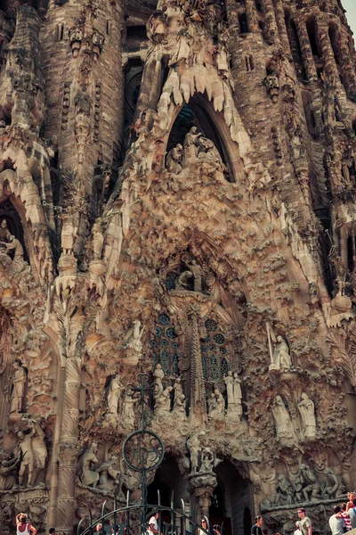 Barcelona. Catalonië, Spanje. Vintage retro stijl — Stockfoto