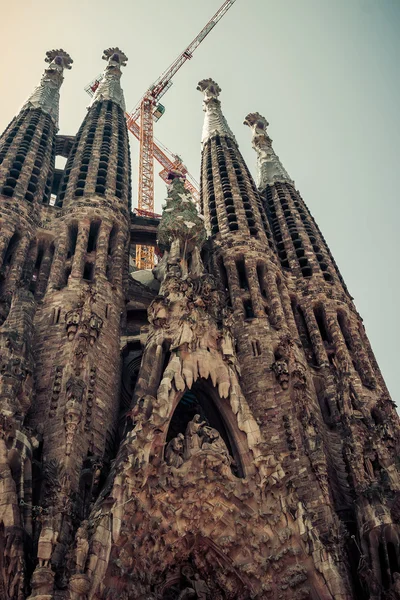 Barcelone. Catalogne, Espagne. Style rétro vintage — Photo