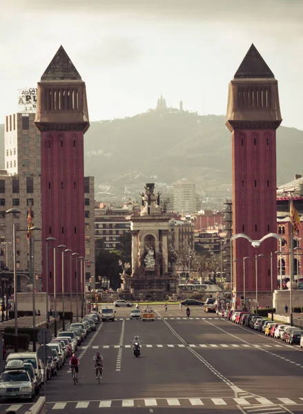 Barselona. Catalonia, İspanya - arka plan seyahat — Stok fotoğraf