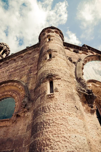 Chiesa Sacro Cuore.Tibidabo. Barcellona . — Foto Stock