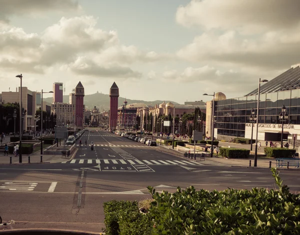 Barcelona. Katalánsko, Španělsko - cestovní pozadí — Stock fotografie