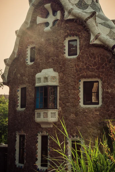 Park Guell in Barcelona. Catalonia, Spain — Stock Photo, Image