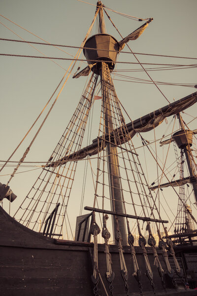 Old sailship