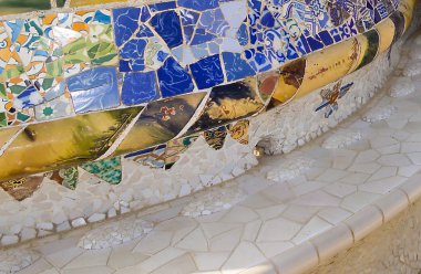 Antoni Gaudi Barselona, İspanya 'da.