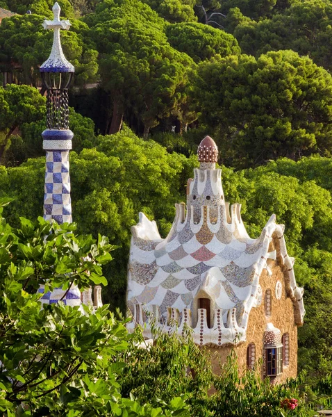 Antoni Gaudi in Barcelona, Spanje. — Stockfoto
