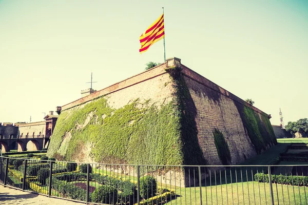 Castillo de Montjuic Barcelona. Cataluña, España . —  Fotos de Stock