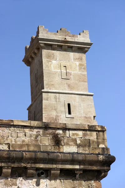 Montjuic Castle Barcelona. Catalonia, Spain. — Stock Photo, Image