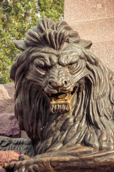 사자 기념비 — 스톡 사진