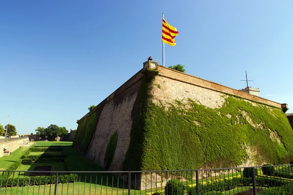 Fortaleza de Barcelona Castell de Montjuic — Foto de Stock