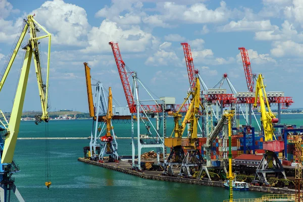 Porto merci a Odessa — Foto Stock