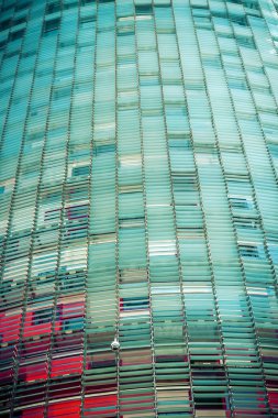 Torre agbar barcelona. Catalonia, İspanya.
