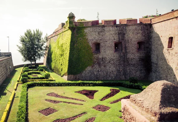 Castelo Montjuic Barcelona. Catalunha, Espanha . — Fotografia de Stock