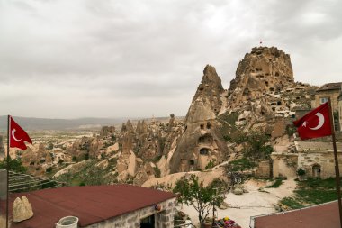 dağ manzarası, Kapadokya, Türkiye. 