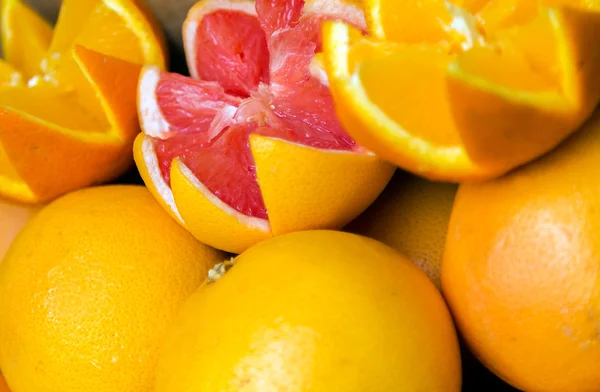 柑橘類ジュース セット果物 — ストック写真