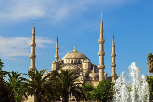 Blå moskén sultanahmet, istanbul, Turkiet — Stockfoto