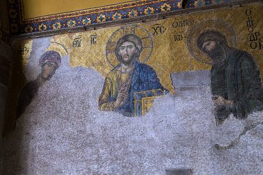 Ayasofya sophia iç de Istanbul, Türkiye