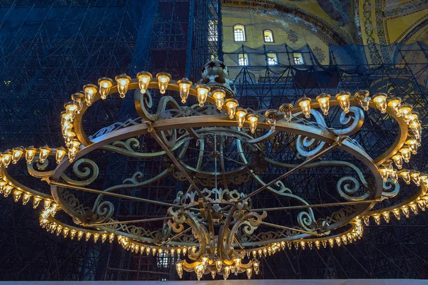 Hagia sophia interiér v Istanbulu, Turecko — Stock fotografie