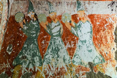 Manastır kaya kilise oyulmuş mağara