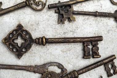 Retro anahtar - iş güvenliği