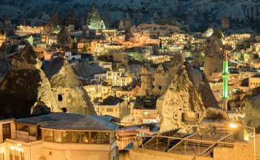 Göreme Kapadokya Türkiye manzara.