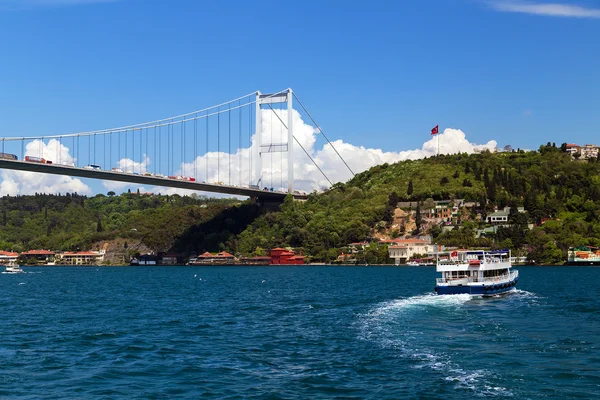 Ponte do Bósforo, Istambul, Turquia — Fotografia de Stock