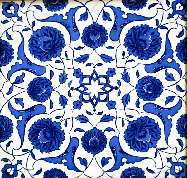 Cerâmica azulejos turcos — Fotografia de Stock