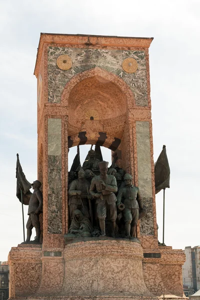 Památník republika, istanbul, Turecko — Stock fotografie