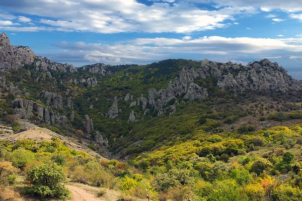 Landskap. Krim山の風景。クリミア半島 — Stockfoto