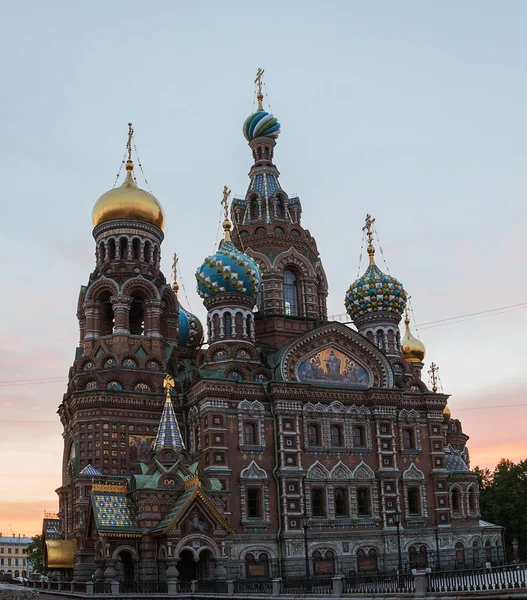 Saint petersburg, Federacja Rosyjska, cerkiew "uzdrowiska na krovi". — Zdjęcie stockowe