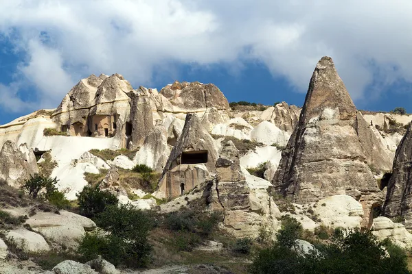 Berglandschaft, Goreme, Kappadokien, Türkei — Stockfoto