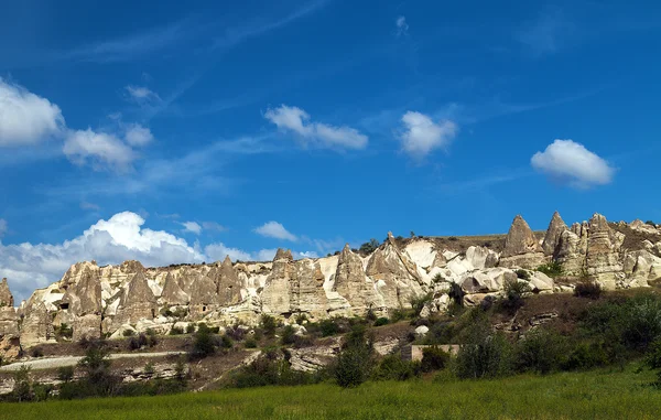Berglandschap, goreme, Cappadocië, Turkije — Stockfoto