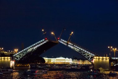 St. Petersburg, Rusya 'daki köprü.