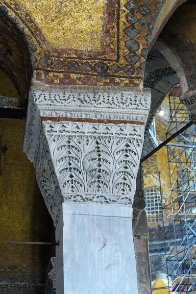 Hagia sophia interiér v Istanbulu, Turecko — Stock fotografie