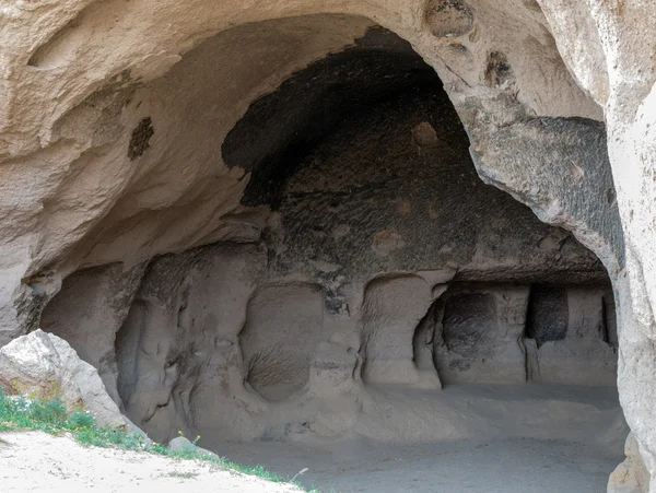 Wnętrze jaskini Kapadocji, Turcja — Zdjęcie stockowe
