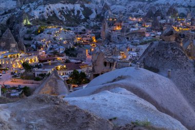 Göreme Kapadokya Türkiye manzara.