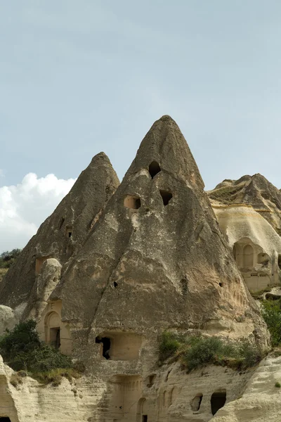 Türkiye 'nin Kapadokya kentindeki dağ manzarası