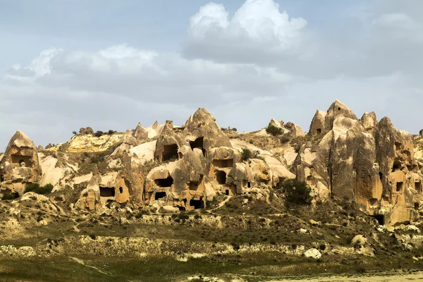 Bergslandskap, Göreme, cappadocia, Turkiet — Stockfoto