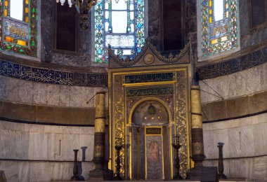 Ayasofya sophia iç de Istanbul, Türkiye