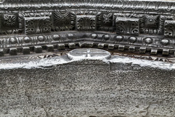 Mosaico bizantino en el interior de Santa Sofía en Estambul, Tu — Foto de Stock