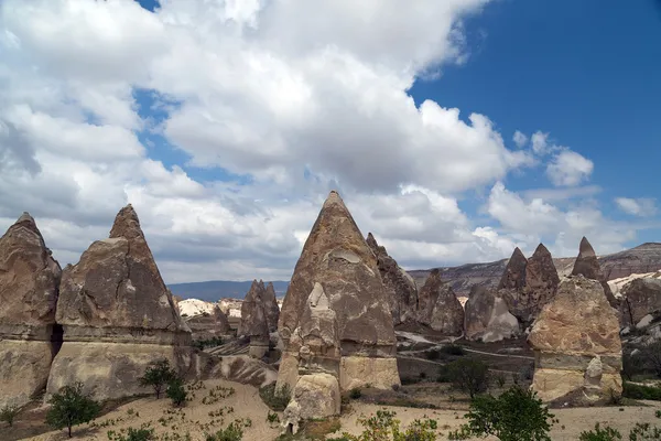 Bergslandskap, Göreme, cappadocia, Turkiet — Stockfoto