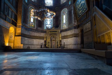 Ayasofya sophia iç de Istanbul, Türkiye