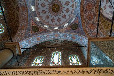 içinde Türkiye'de istanbul'da sultanahmet Camii kubbe