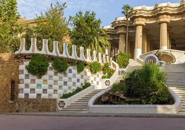 Park Güell in Barcelona, Spanien — Stockfoto