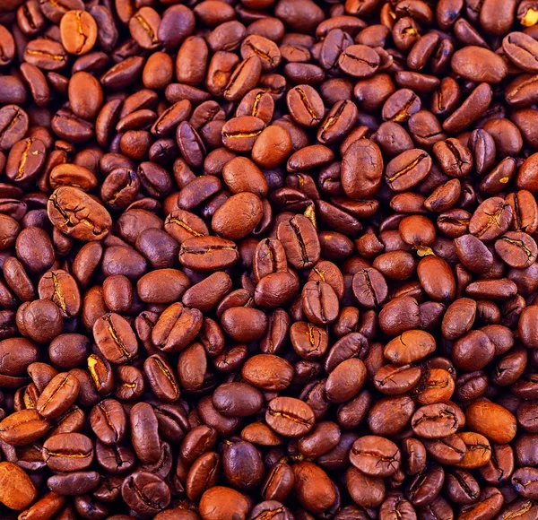 Přírodní kávová zrna — Stock fotografie