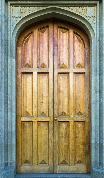 Porta de madeira velha — Fotografia de Stock