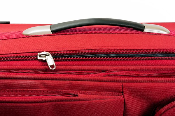 Röd valise — Stockfoto