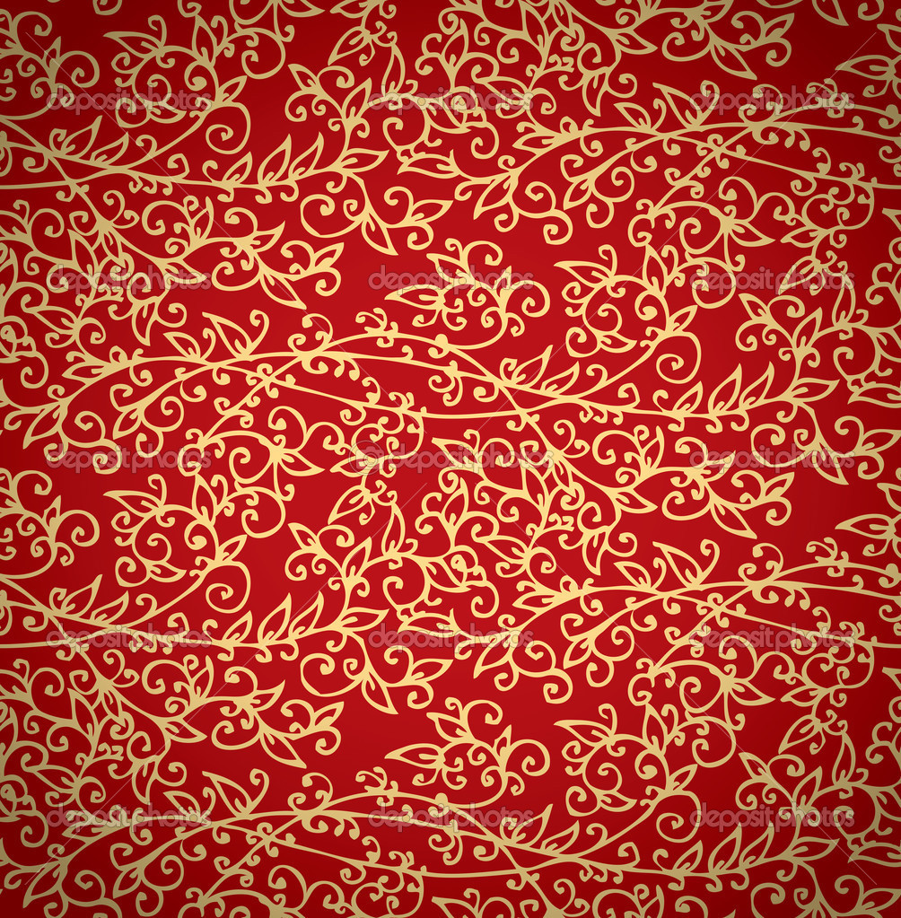 Seamless RedGold Pattern background — Stock Vector © Photon 40094027