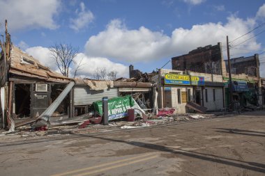 kumlu bir kasırga. ardından new York