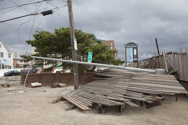 ハリケーン サンディ。ニューヨークの余波 — ストック写真